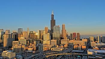 Weather camera view of UIC - University of Illinois Chicago.