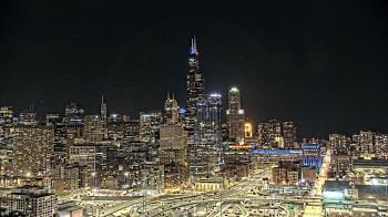 Weather camera view of UIC - University of Illinois Chicago.