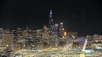 Weather camera view of UIC - University of Illinois Chicago.