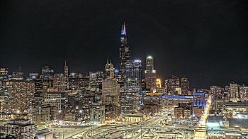 Weather camera view of UIC - University of Illinois Chicago.