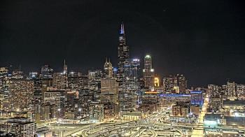 Weather camera view of UIC - University of Illinois Chicago.