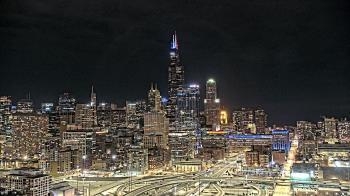 Weather camera view of UIC - University of Illinois Chicago.