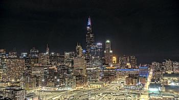 Weather camera view of UIC - University of Illinois Chicago.