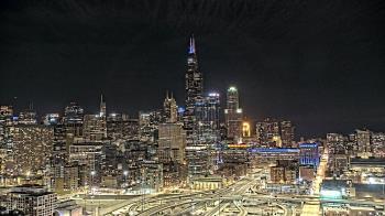 Weather camera view of UIC - University of Illinois Chicago.