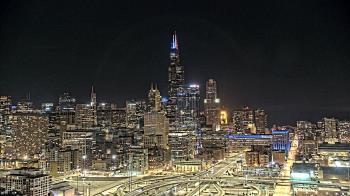 Weather camera view of UIC - University of Illinois Chicago.