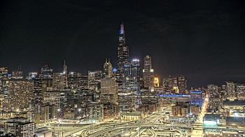 Weather camera view of UIC - University of Illinois Chicago.