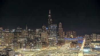 Weather camera view of UIC - University of Illinois Chicago.