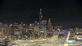 Weather camera view of UIC - University of Illinois Chicago.