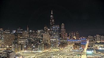 Weather camera view of UIC - University of Illinois Chicago.