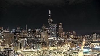 Weather camera view of UIC - University of Illinois Chicago.