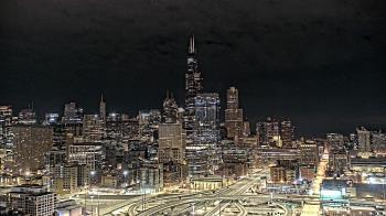 Weather camera view of UIC - University of Illinois Chicago.