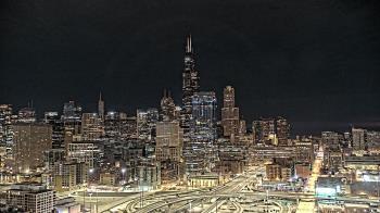 Weather camera view of UIC - University of Illinois Chicago.