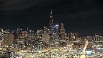 Weather camera view of UIC - University of Illinois Chicago.