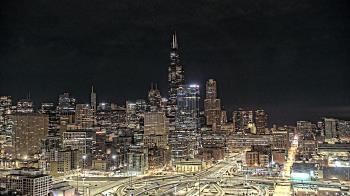 Weather camera view of UIC - University of Illinois Chicago.