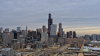 Weather camera view of UIC - University of Illinois Chicago.