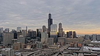 Weather camera view of UIC - University of Illinois Chicago.