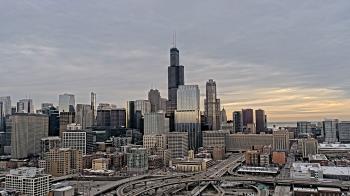 Weather camera view of UIC - University of Illinois Chicago.