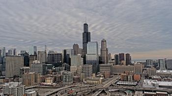 Weather camera view of UIC - University of Illinois Chicago.