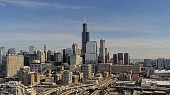 Weather camera view of UIC - University of Illinois Chicago.