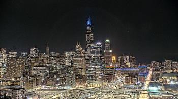 Weather camera view of UIC - University of Illinois Chicago.