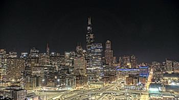 Weather camera view of UIC - University of Illinois Chicago.