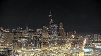 Weather camera view of UIC - University of Illinois Chicago.