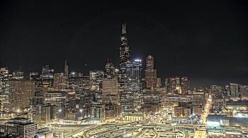 Weather camera view of UIC - University of Illinois Chicago.