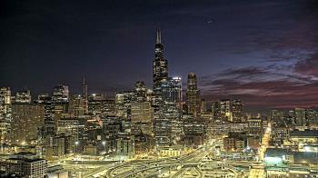 Weather camera view of UIC - University of Illinois Chicago.