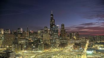 Weather camera view of UIC - University of Illinois Chicago.