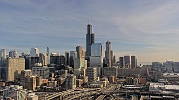 Weather camera view of UIC - University of Illinois Chicago.