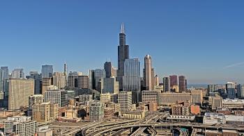 Weather camera view of UIC - University of Illinois Chicago.