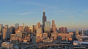 Weather camera view of UIC - University of Illinois Chicago.