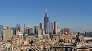 Weather camera view of UIC - University of Illinois Chicago.