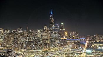 Weather camera view of UIC - University of Illinois Chicago.