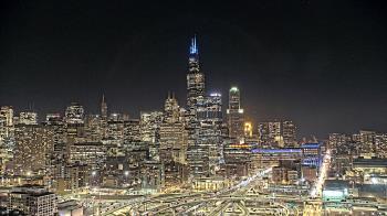 Weather camera view of UIC - University of Illinois Chicago.