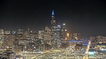 Weather camera view of UIC - University of Illinois Chicago.