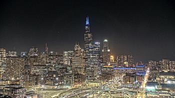 Weather camera view of UIC - University of Illinois Chicago.