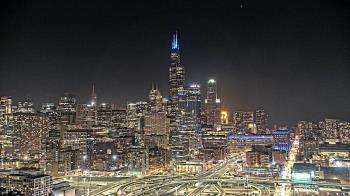 Weather camera view of UIC - University of Illinois Chicago.