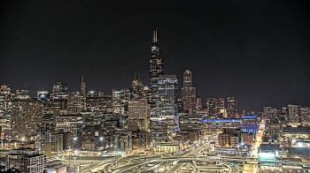 Weather camera view of UIC - University of Illinois Chicago.