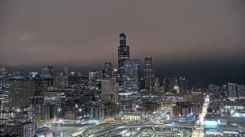 Weather camera view of UIC - University of Illinois Chicago.