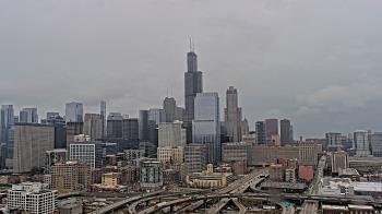 Weather camera view of UIC - University of Illinois Chicago.