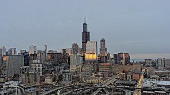 Weather camera view of UIC - University of Illinois Chicago.