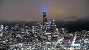 Weather camera view of UIC - University of Illinois Chicago.