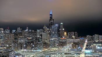 Weather camera view of UIC - University of Illinois Chicago.