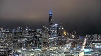 Weather camera view of UIC - University of Illinois Chicago.