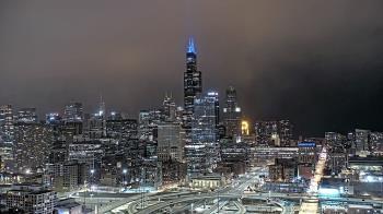 Weather camera view of UIC - University of Illinois Chicago.
