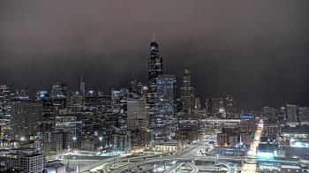 Weather camera view of UIC - University of Illinois Chicago.