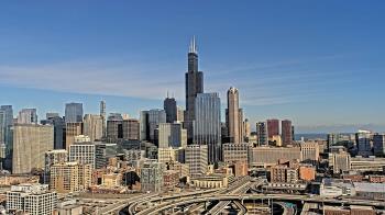 Weather camera view of UIC - University of Illinois Chicago.