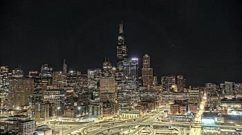 Weather camera view of UIC - University of Illinois Chicago.