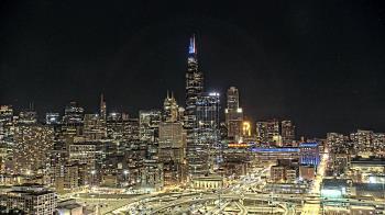 Weather camera view of UIC - University of Illinois Chicago.